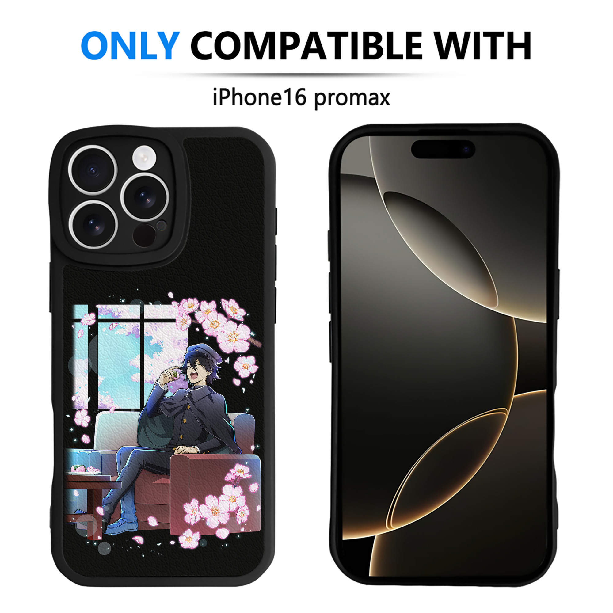 （画像用） 文豪ストレイドッグス Bungo Stray Dogs 【iPhone 16シリーズ対応】シリコンスマホケース（レザー調） 材質：シリコン